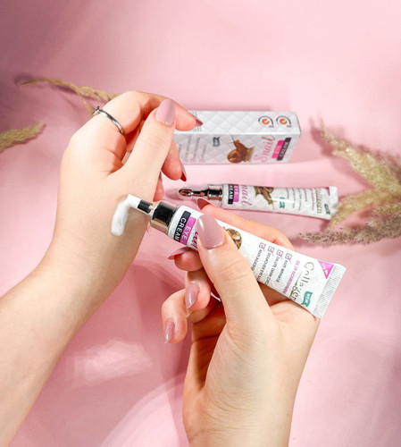 کرم دور چشم کلاژن 4 کاره حلزون Collagen snail