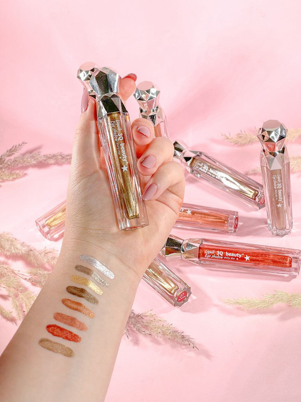 سایه شاین مایع چشم و لب بیوتی 3Q beauty
