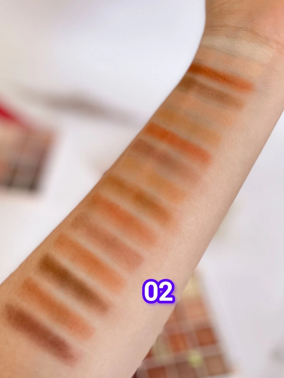 سایه های 16 رنگ پرفکت