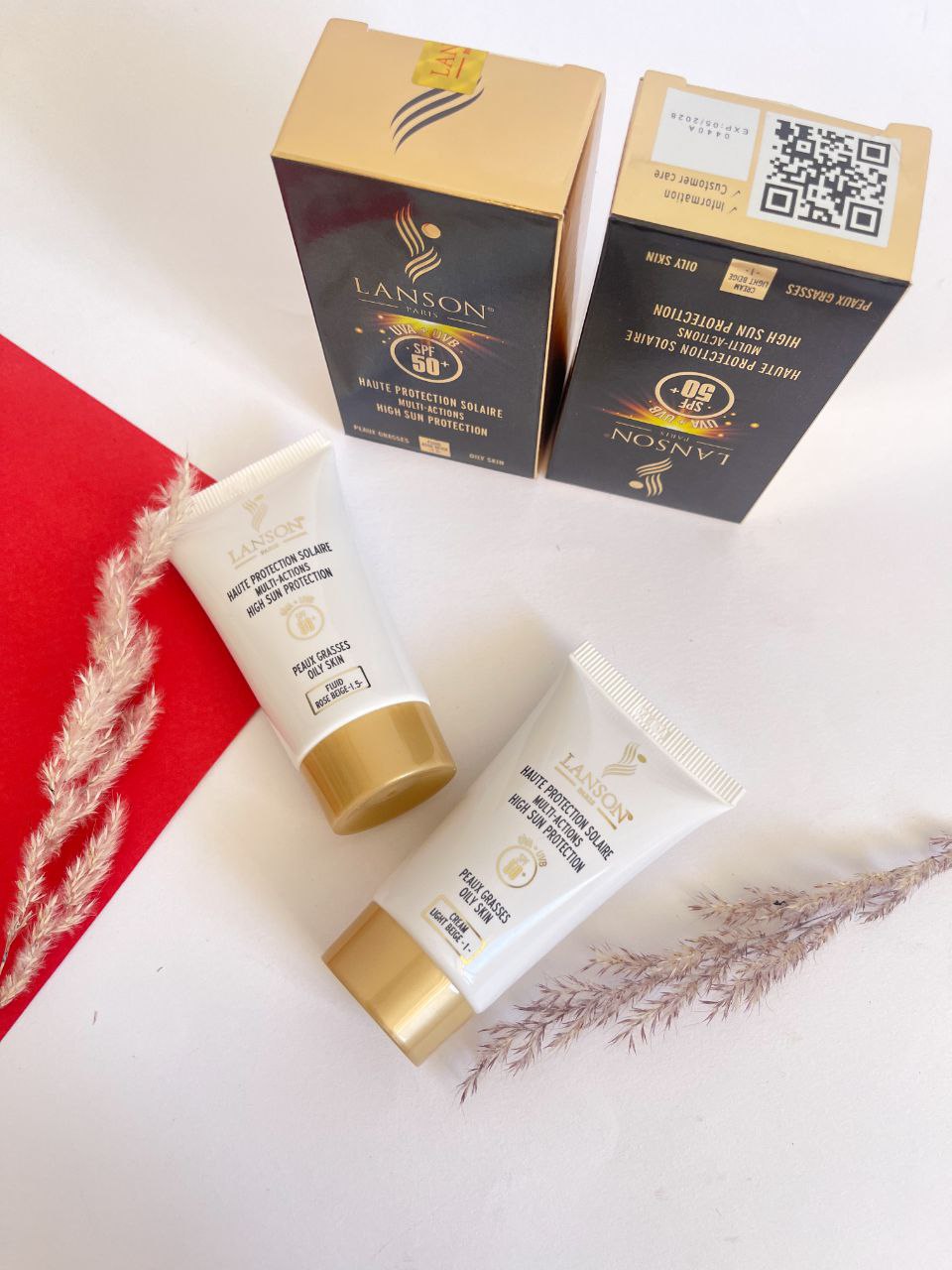 ضد آفتاب کرم پودری لانسون