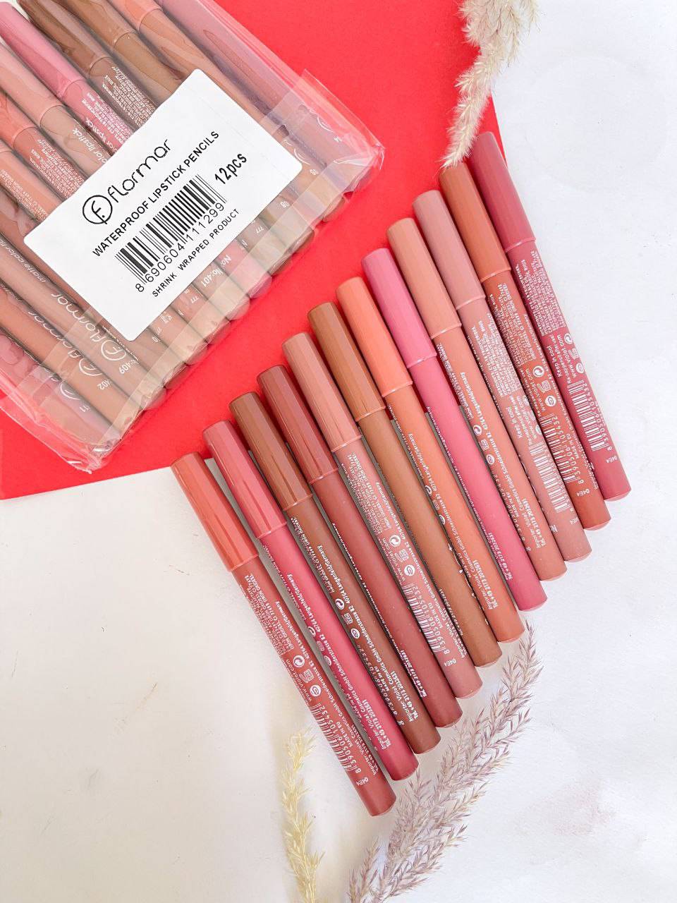 رژلب مدادی بدون تراش فلورمار