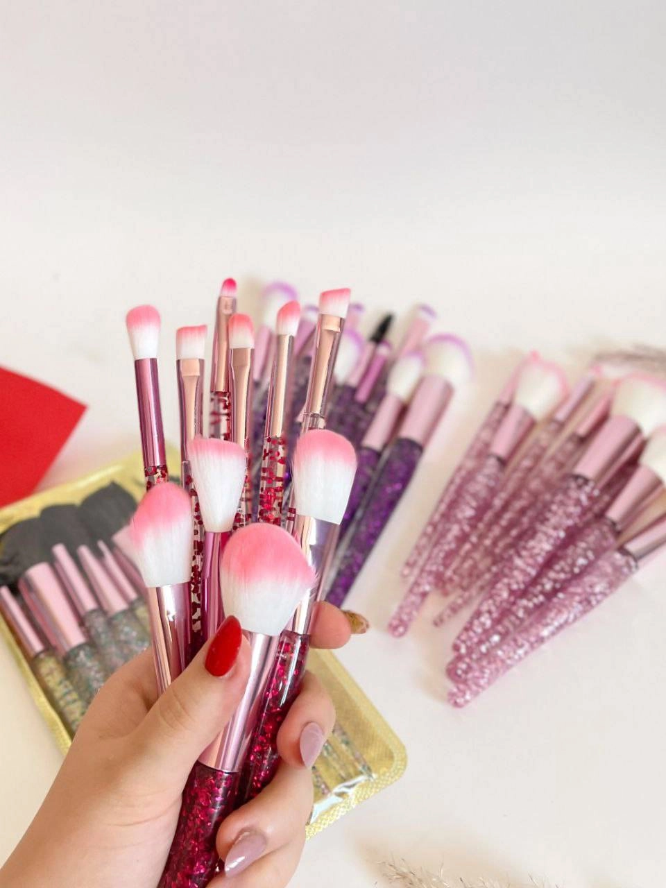 ست براش نه تکه دسته اکلیلی