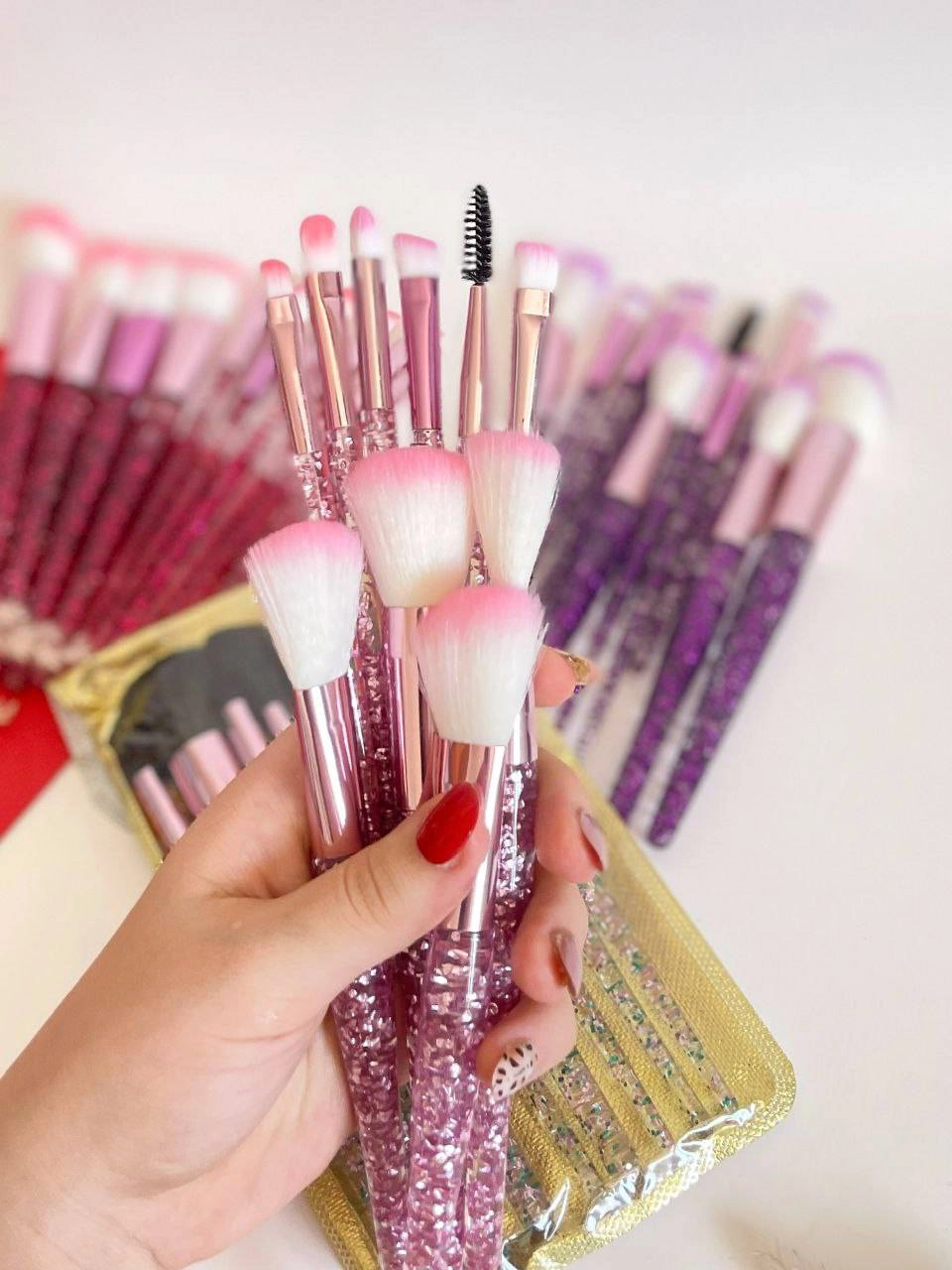 ست براش نه تکه دسته اکلیلی