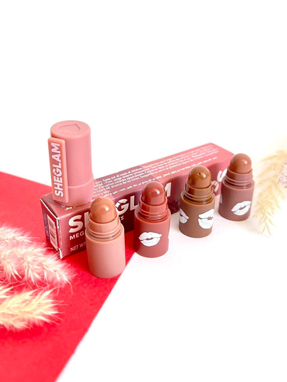 رژلب فشنگی و طبقه ای شیگلم Sheglam