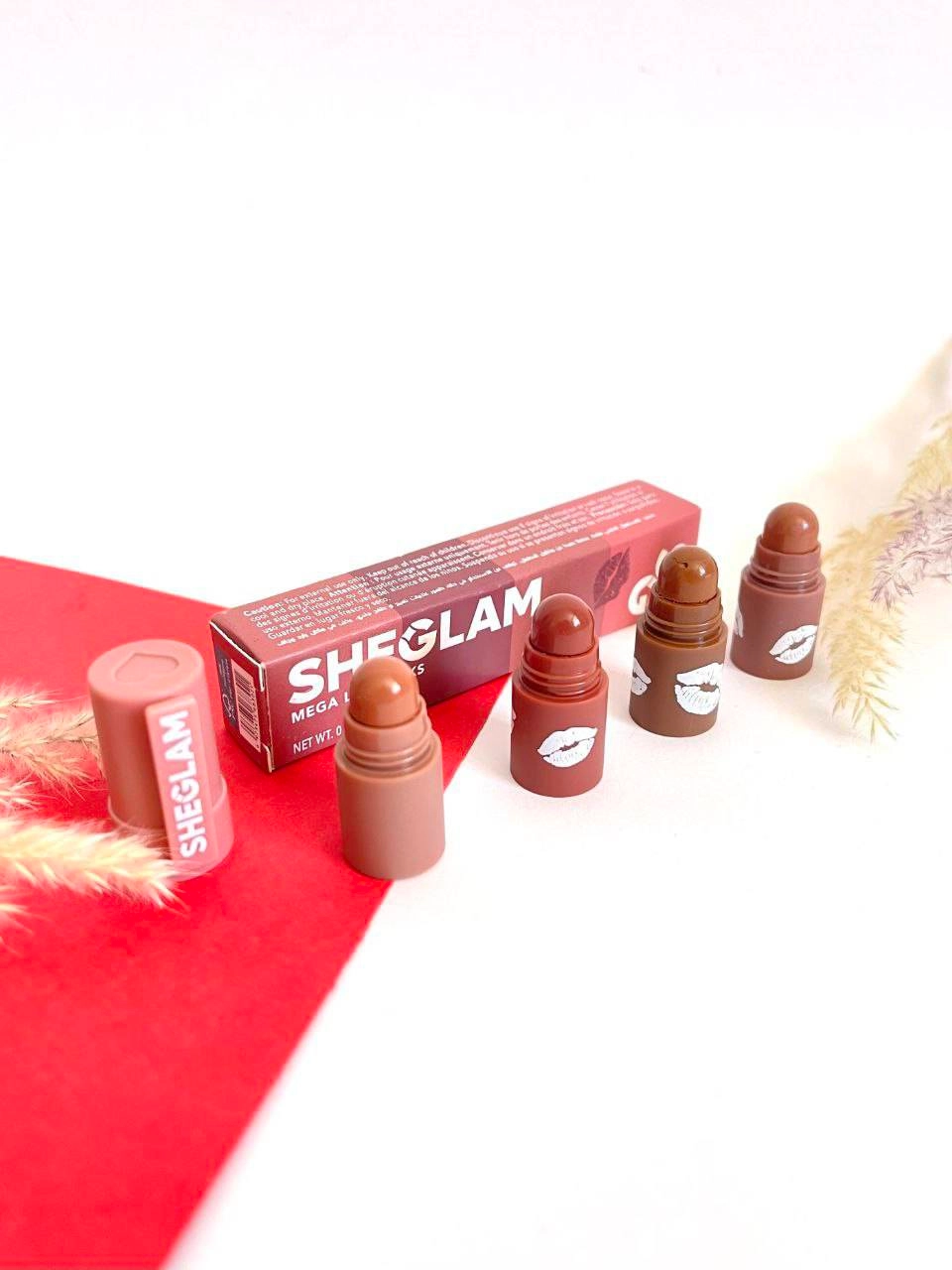 رژلب فشنگی و طبقه ای شیگلم Sheglam