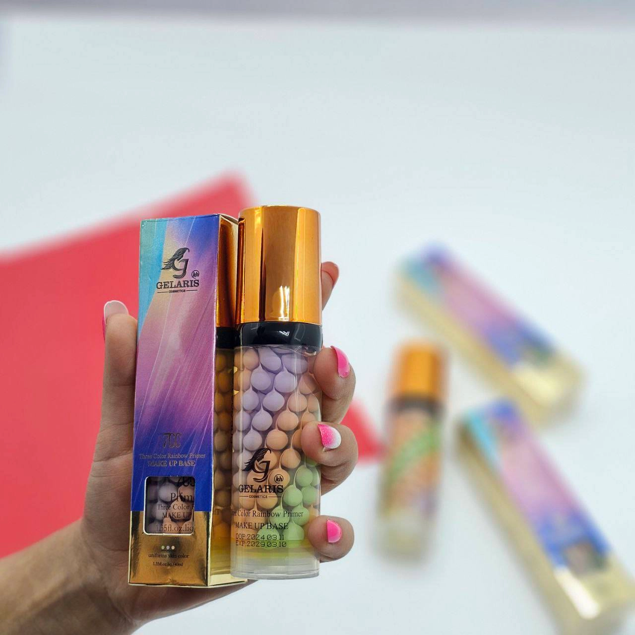 پرایمر رنگین کمانی و مرواریدی سه رنگ گلاریس