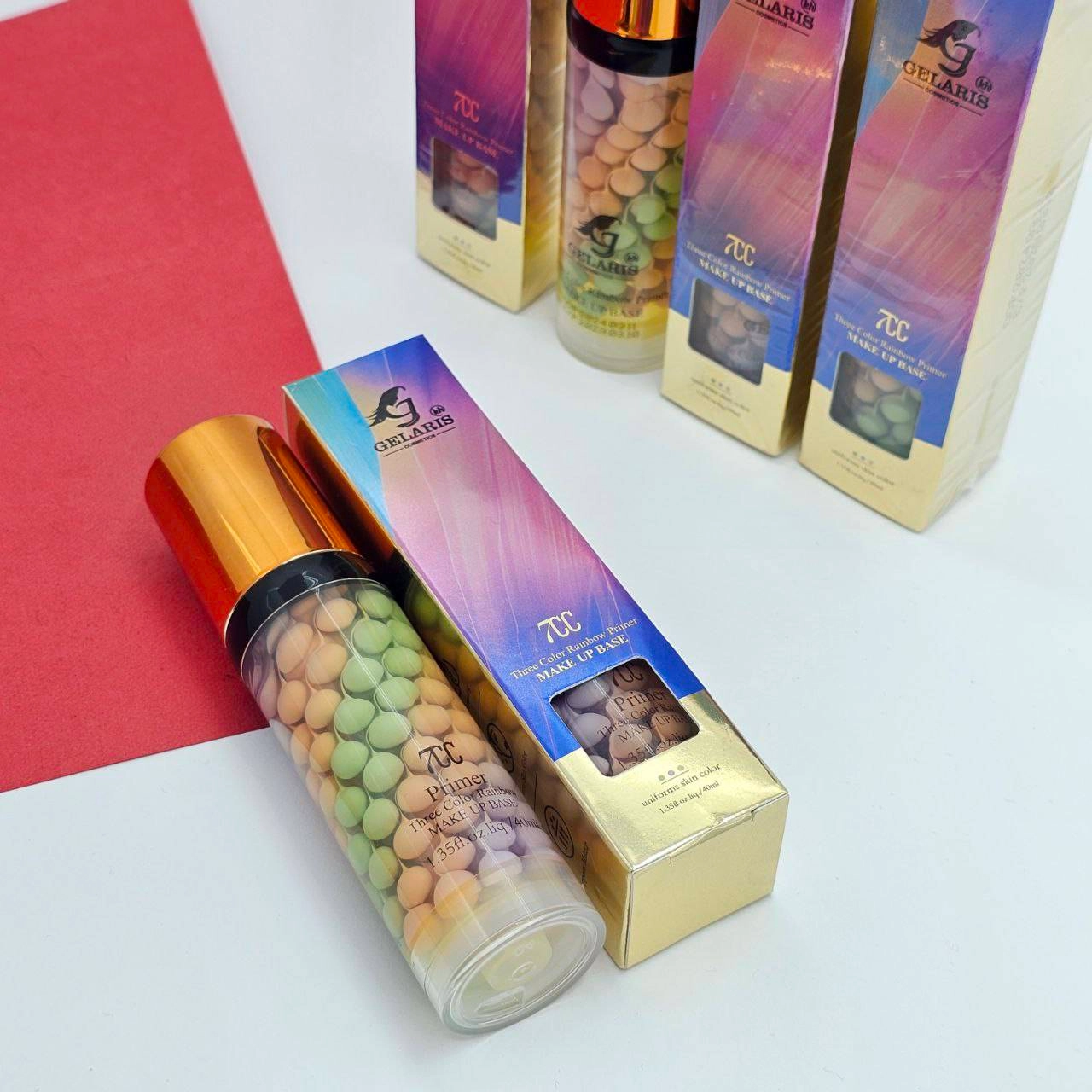 پرایمر رنگین کمانی و مرواریدی سه رنگ گلاریس