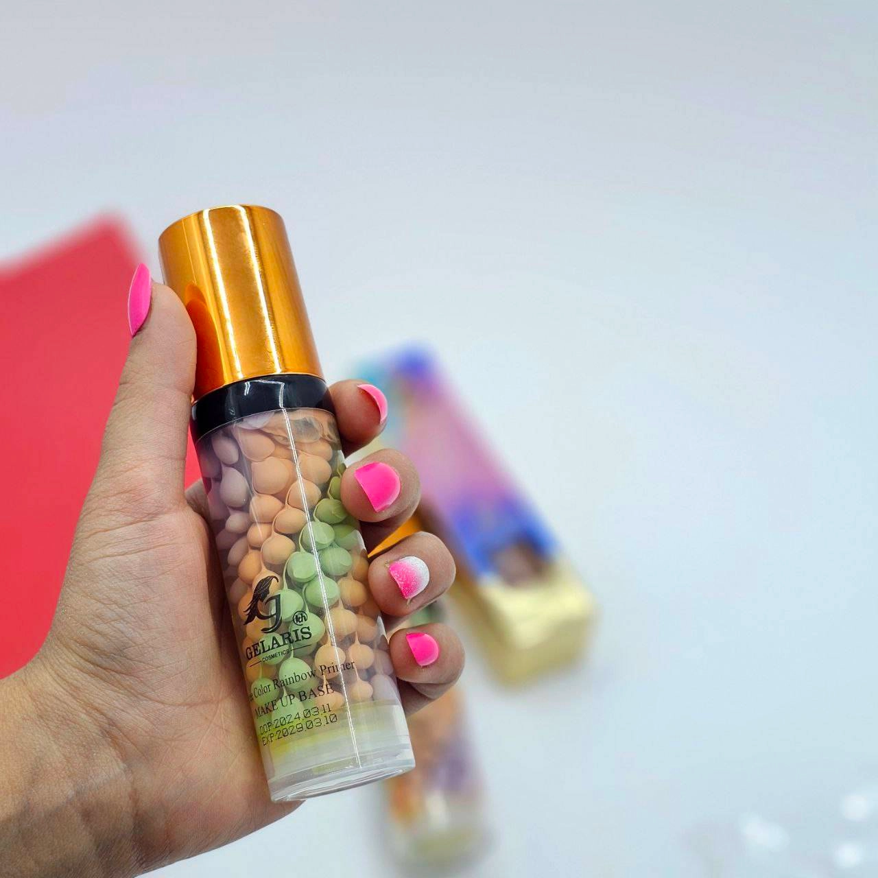 پرایمر رنگین کمانی و مرواریدی سه رنگ گلاریس