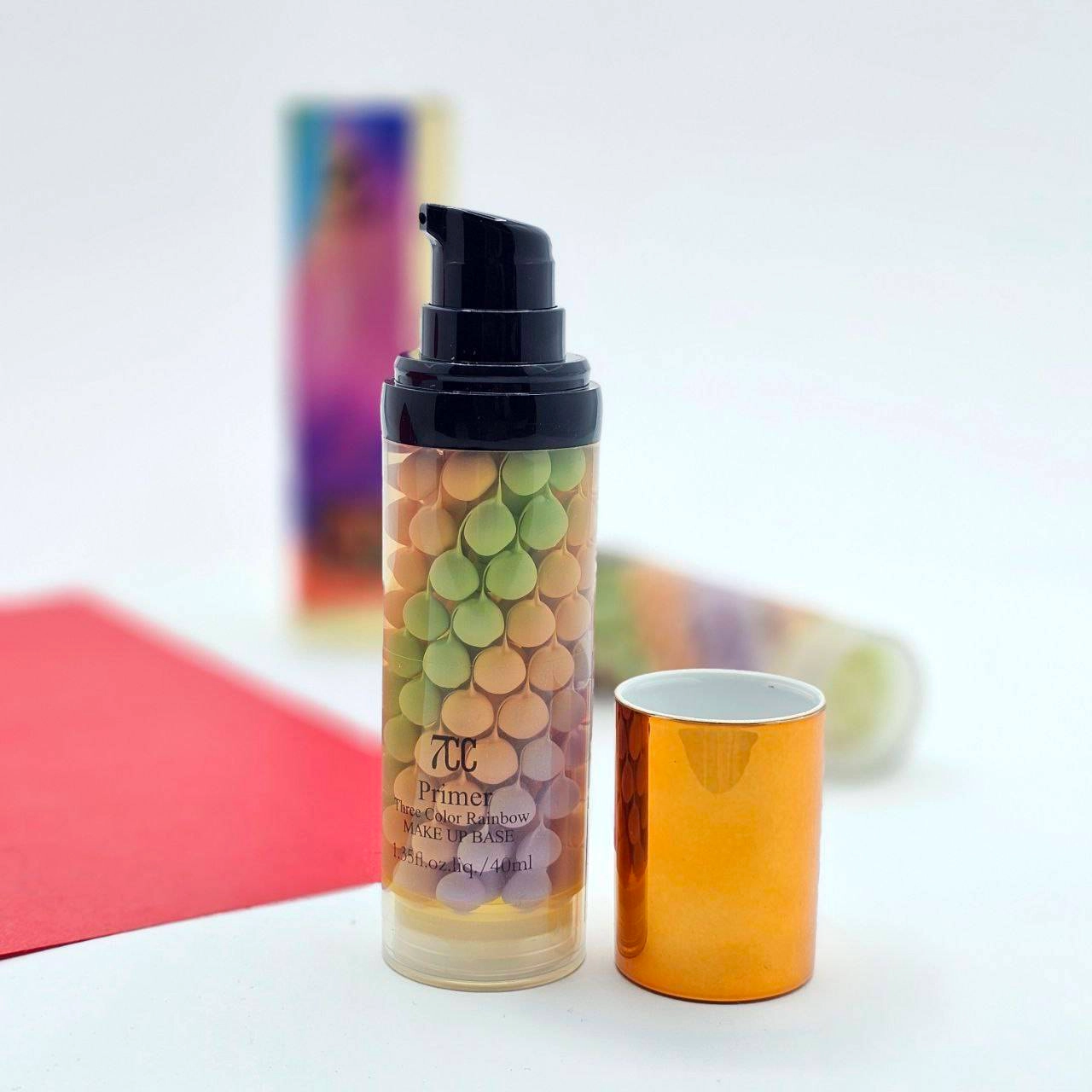 پرایمر رنگین کمانی و مرواریدی سه رنگ گلاریس