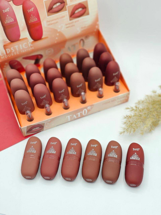 رژلب جامد برند تاتو سری A