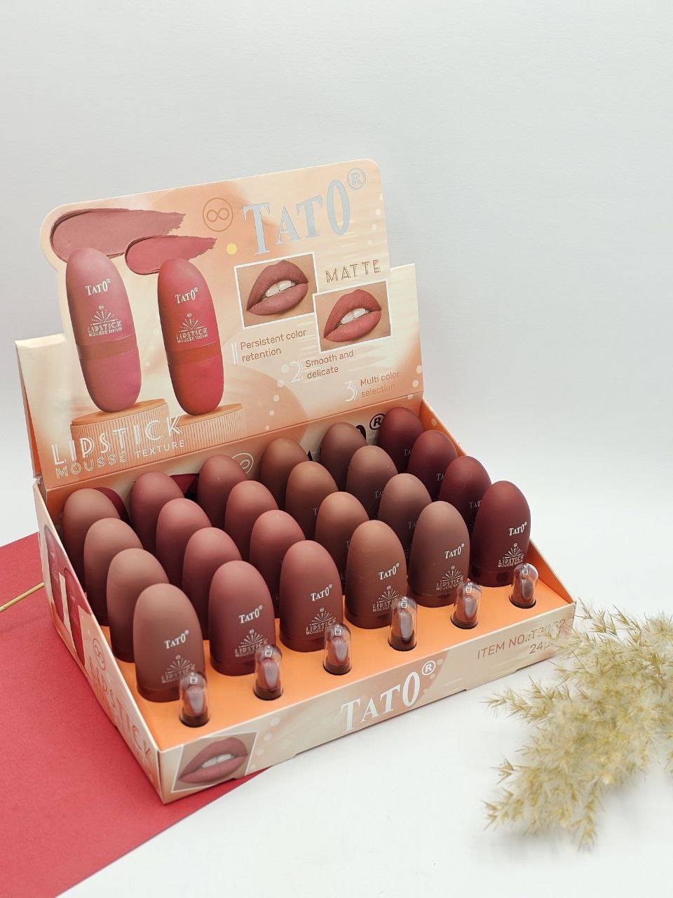 رژلب جامد برند تاتو سری A