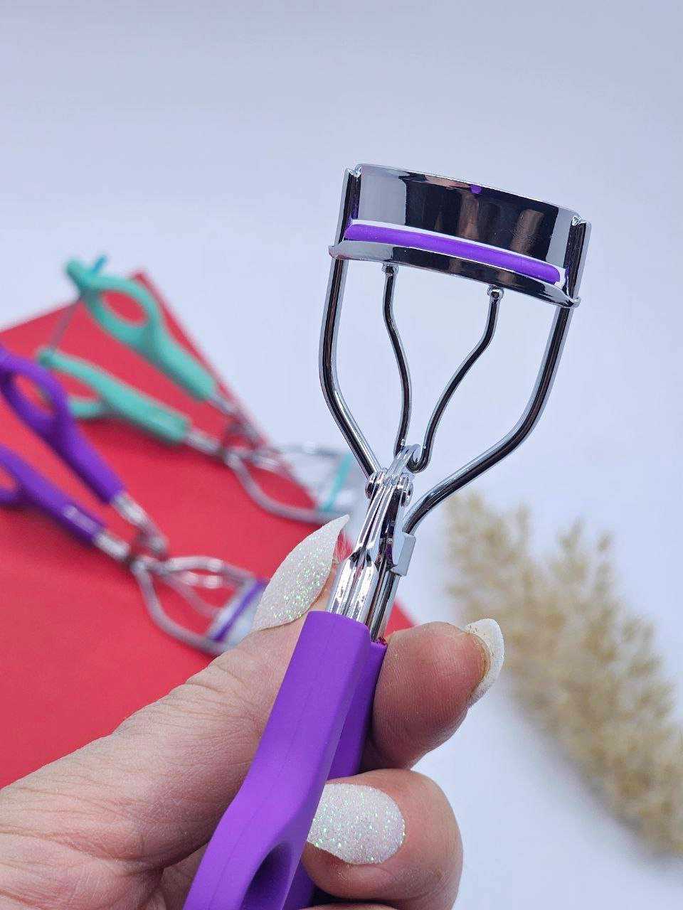 فرمژه دسته مخملی نخ دار بند دار