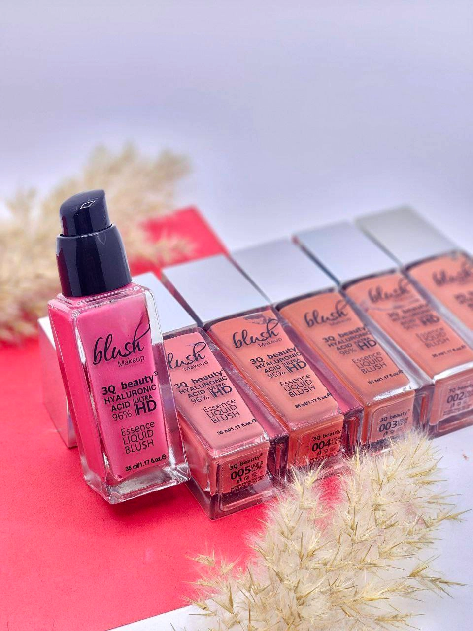 رژگونه مایع شیشه ای 3Qبیوتی