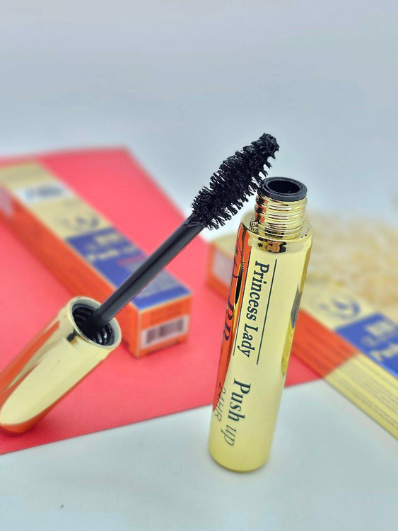 ریمل پوکه طلایی و برس چرخشی پرنسس لیدی