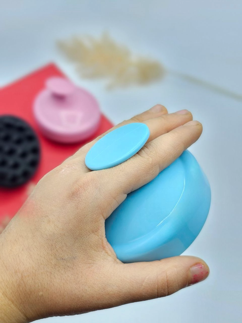 ماساژور سر و سرشور سیلیکونی