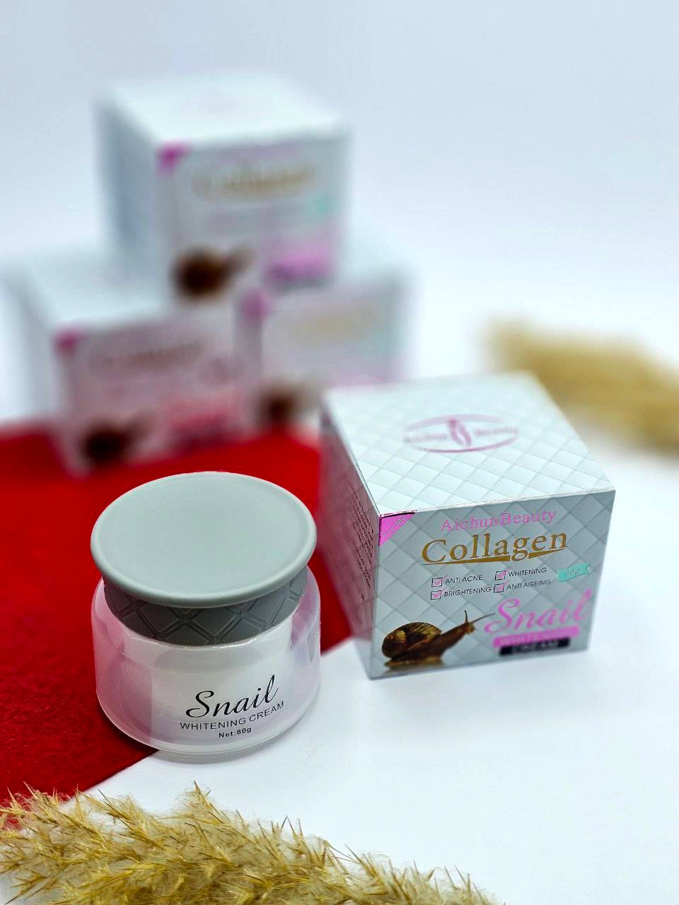 کرم کلاژن ساز پوست کاسه ای حلزون