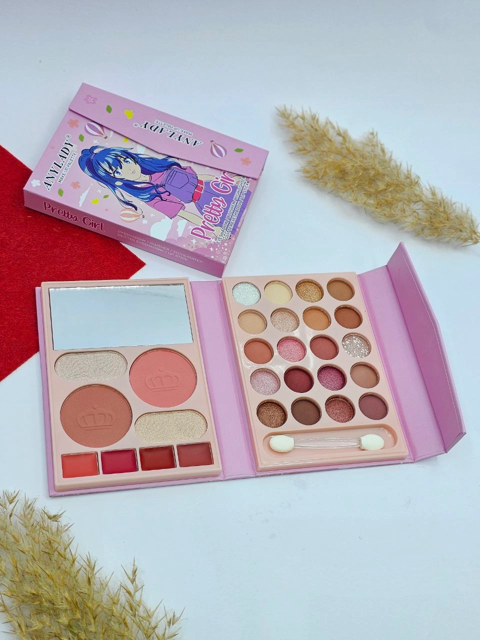 پالت سایه کیفی سایز بزرگ طرح دخترانه 💃آنی لیدی