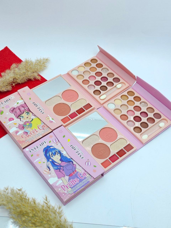 پالت سایه کیفی سایز بزرگ طرح دخترانه 💃آنی لیدی