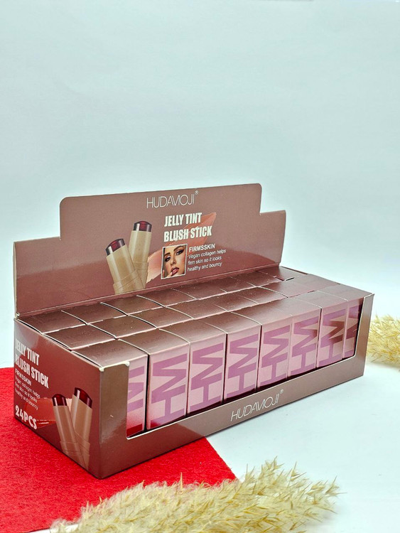 تینت لب ژله ای تک رنگ قهوه ای هدی موجی