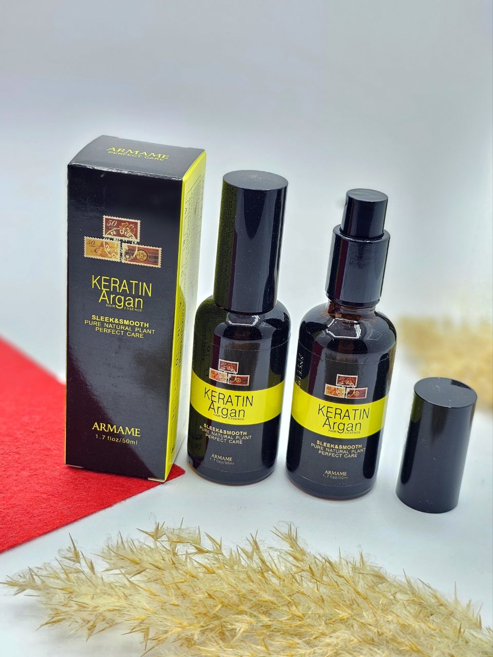 روغن آرگان و کراتین آرمامی