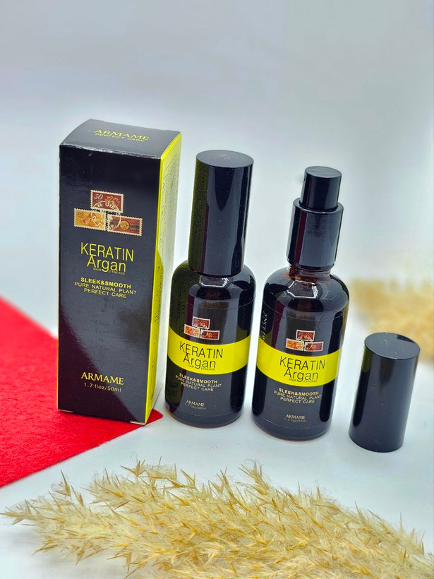 روغن آرگان و کراتین آرمامی