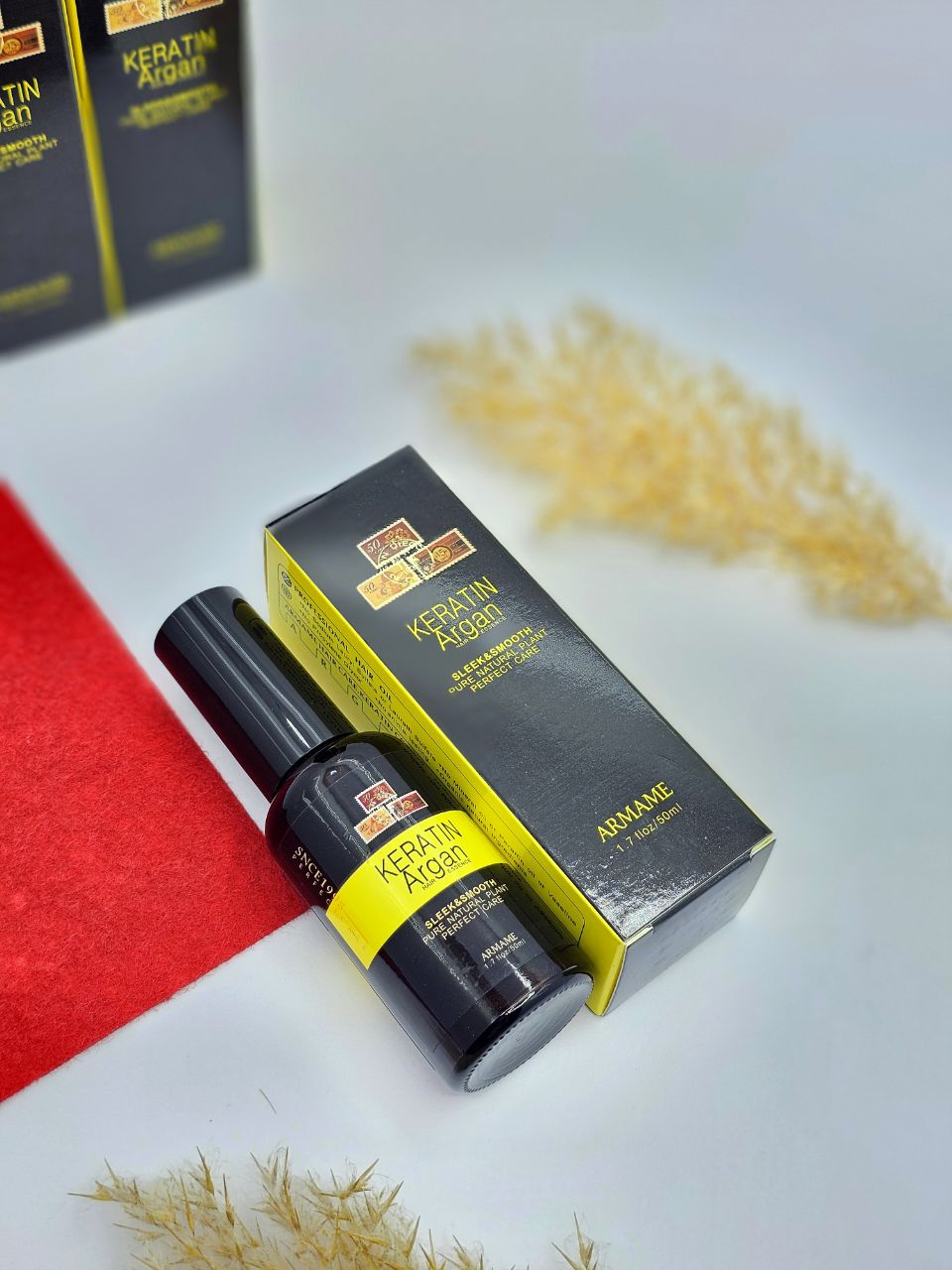 روغن آرگان و کراتین آرمامی