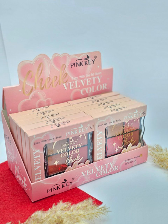 پالت روژگونه چهار رنگ پینک