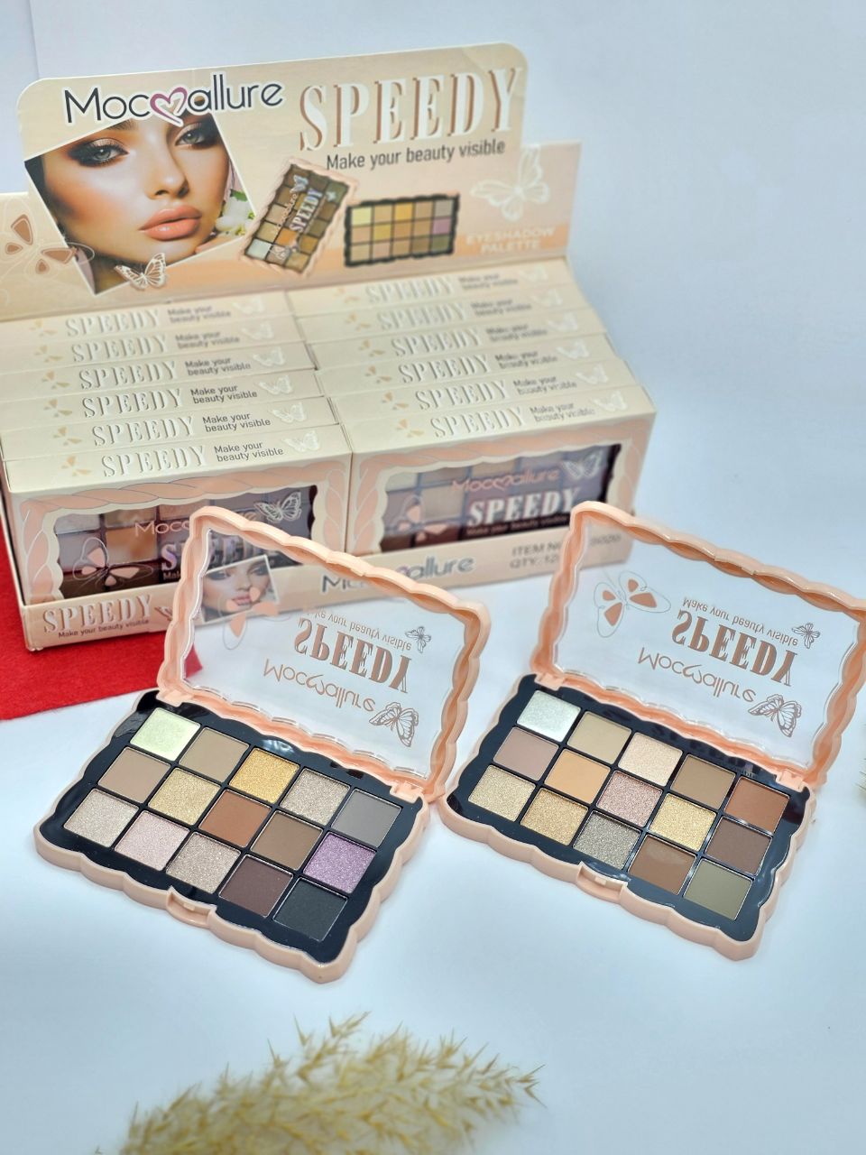 پالت سایه چشم و مات و مخملی 15رنگ