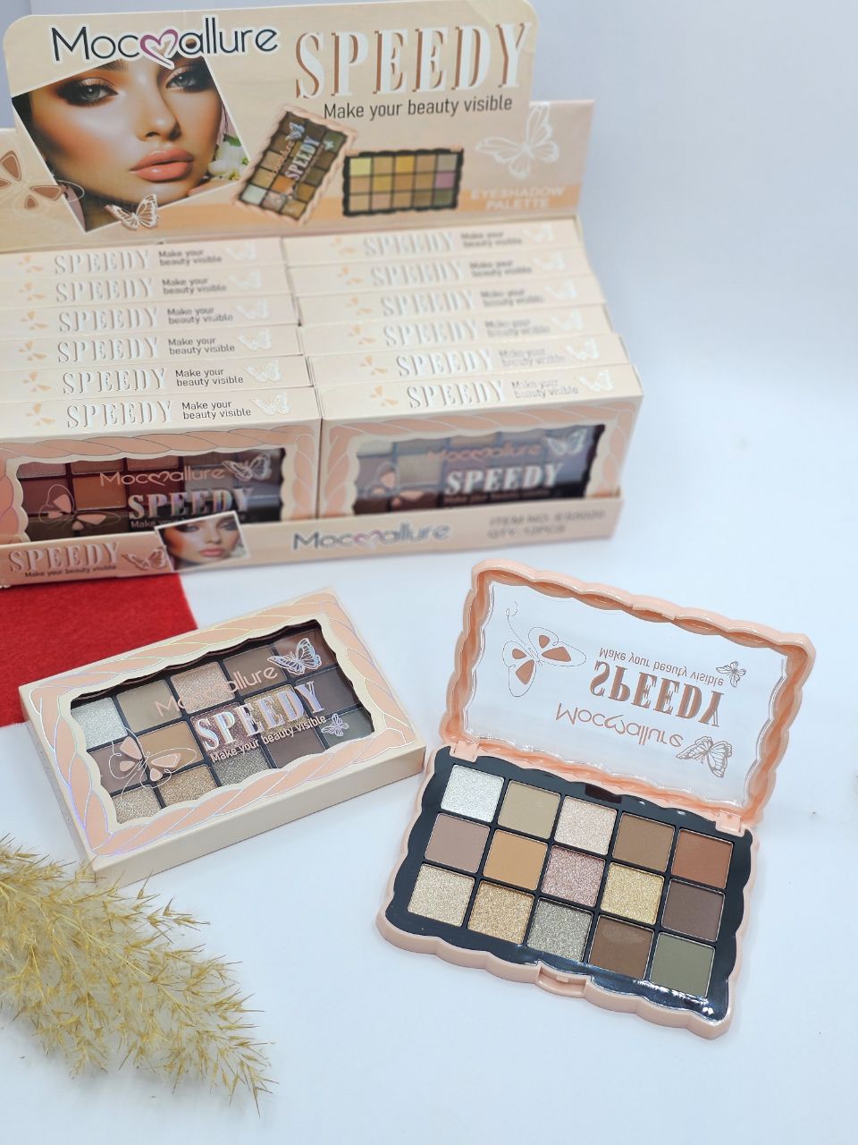 پالت سایه چشم و مات و مخملی 15رنگ