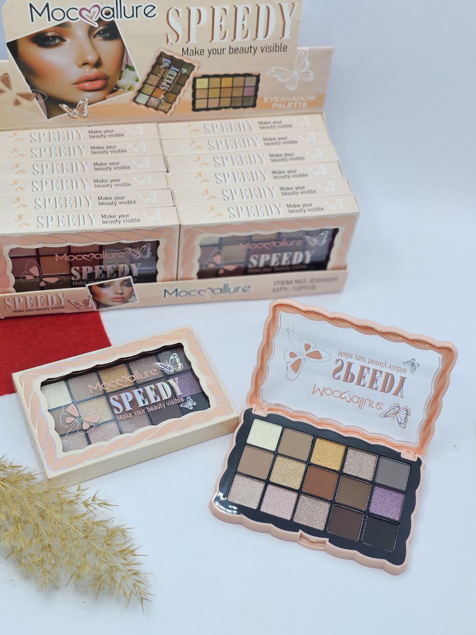 پالت سایه چشم و مات و مخملی 15رنگ