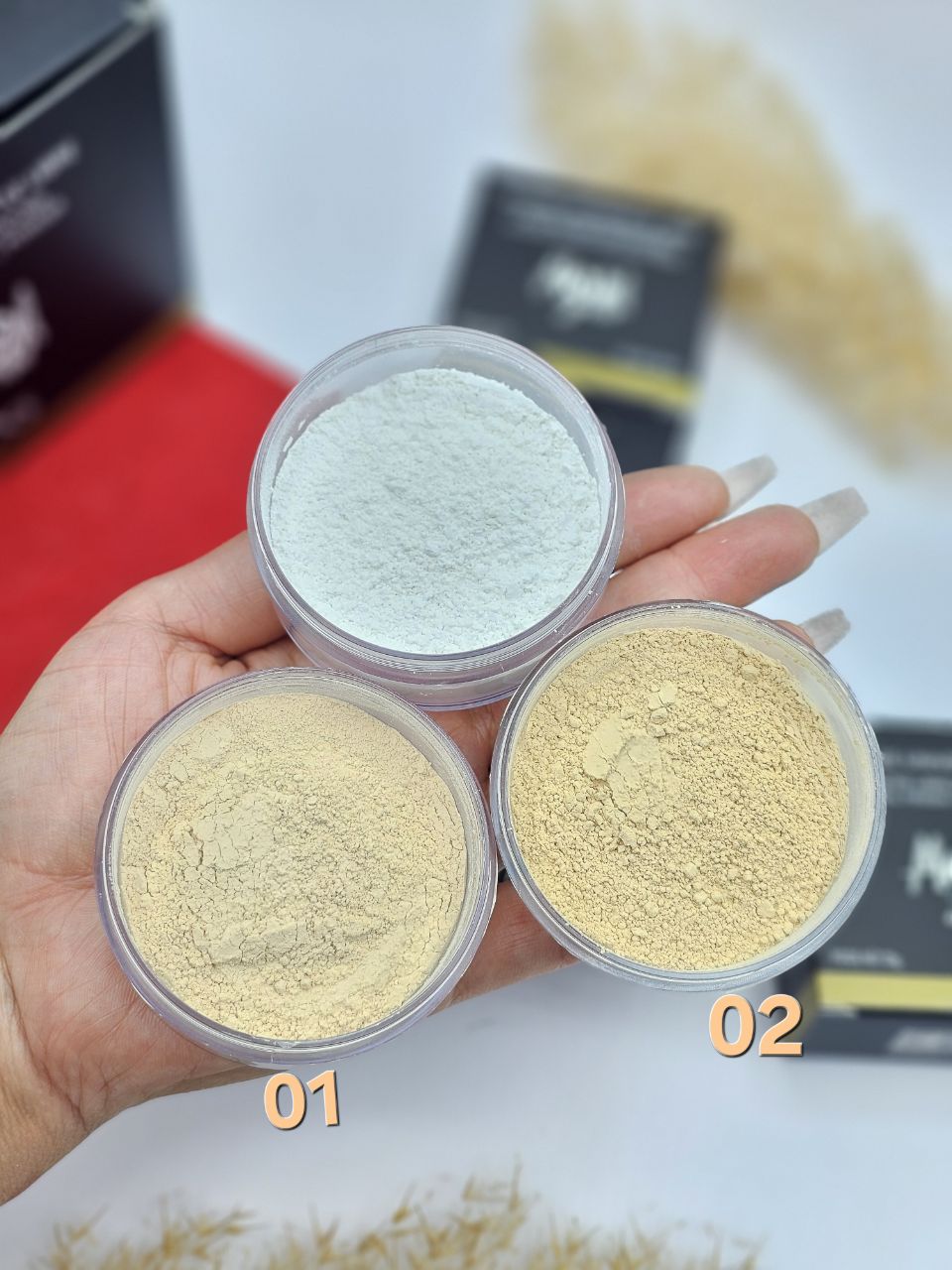 پودر فیکس ضد آب مات کننده صورت