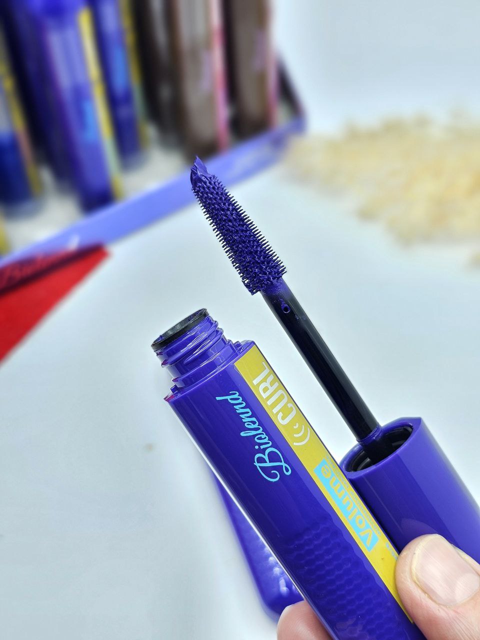 ریمل رنگی فرچه ژله‌ای