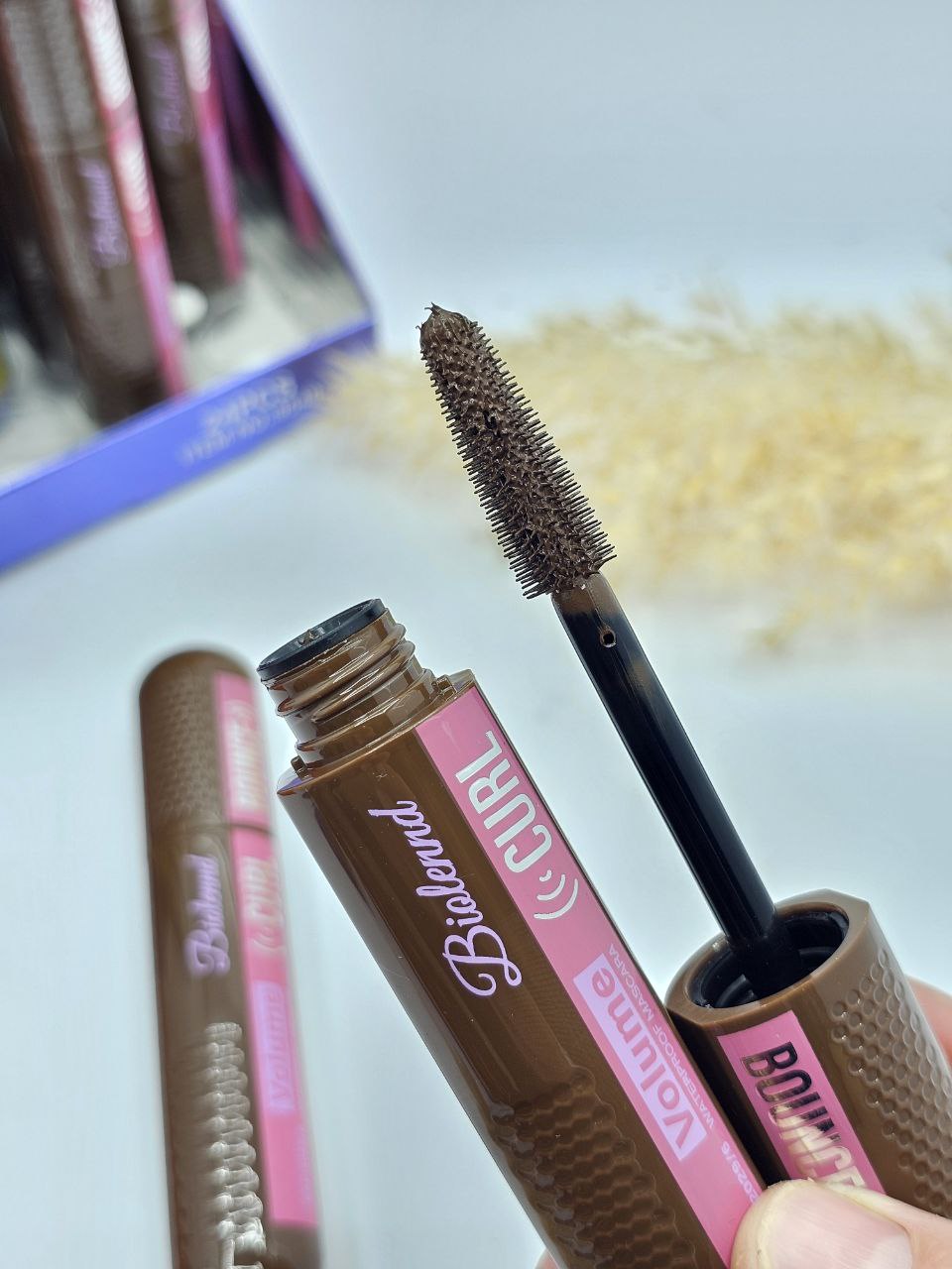 ریمل رنگی فرچه ژله‌ای