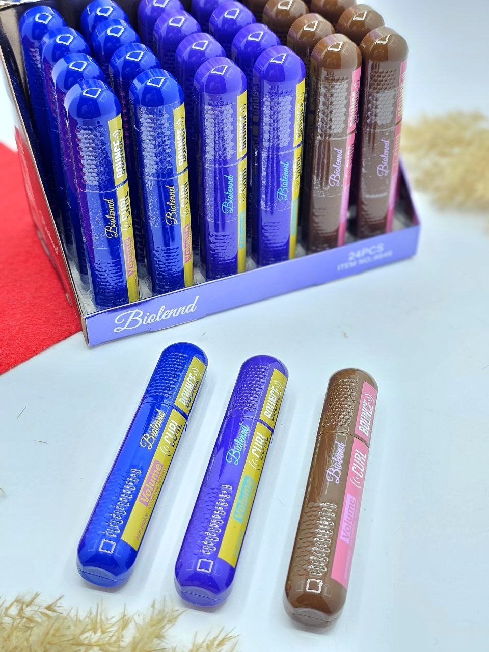 ریمل رنگی فرچه ژله‌ای