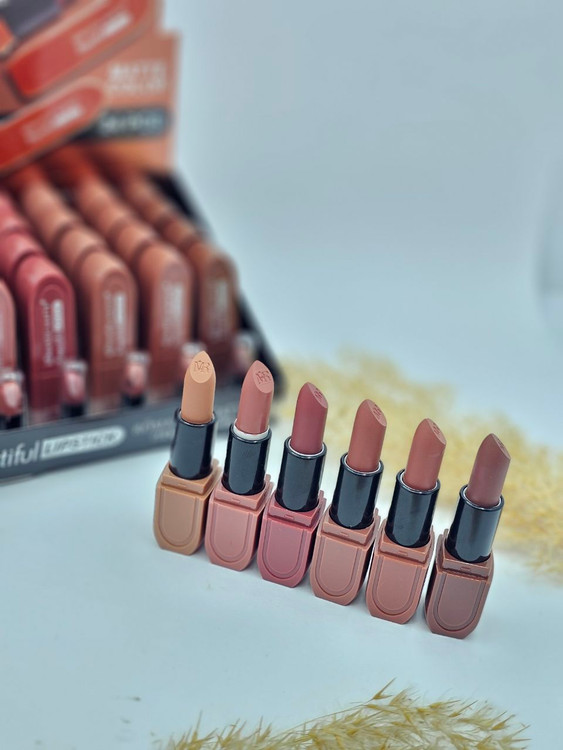 رژلب جامد مخملی تستردار رمانتیک