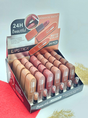 رژلب جامد مخملی تستردار رمانتیک