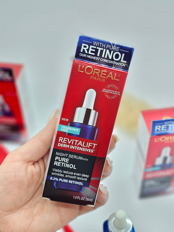 سرم شب ضد چین و چروک حاوی رتینول خالص